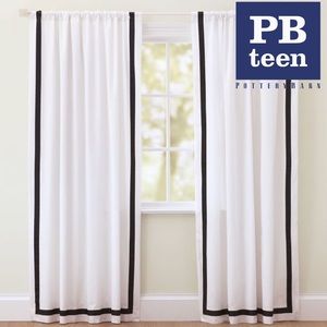 Pottery Barn Teen Suite Ribbon Blackout Curtain